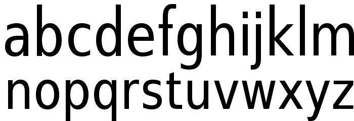 SwitzeraADF-Cond Font LOWERCASE