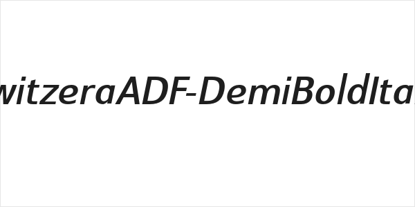 SwitzeraADF-DemiBoldItalic Logo