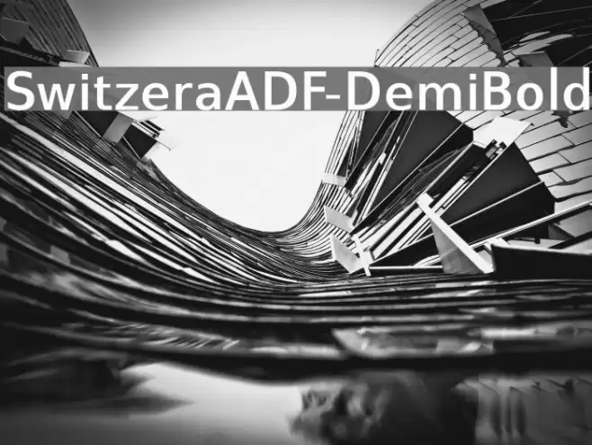 SwitzeraADF-DemiBold Fuentes examples