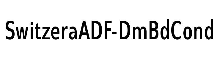 SwitzeraADF-DmBdCond Font