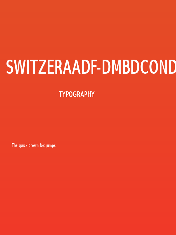 SwitzeraADF-DmBdCond Poster