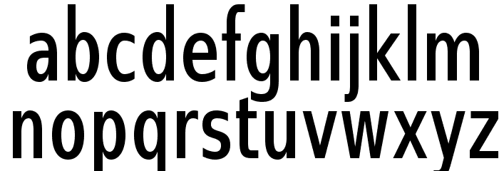 SwitzeraADF-DmBdCond Font LOWERCASE