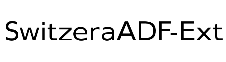 SwitzeraADF-Ext Font