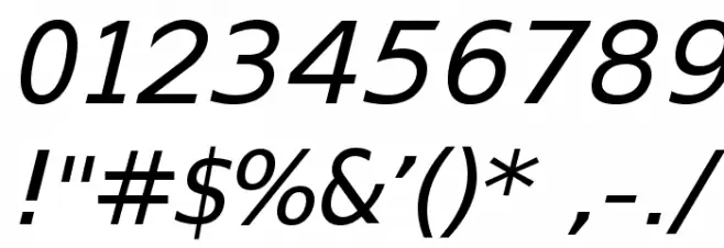 SwitzeraADF-ExtItalic خط محارف أخرى