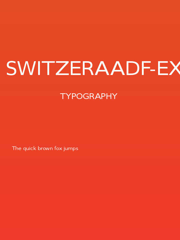 SwitzeraADF-Ext Poster