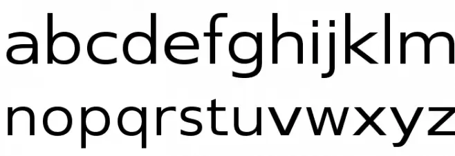 SwitzeraADF-Ext Font LOWERCASE
