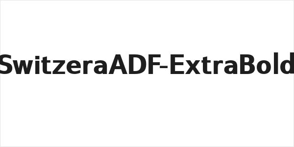 SwitzeraADF-ExtraBold Logo