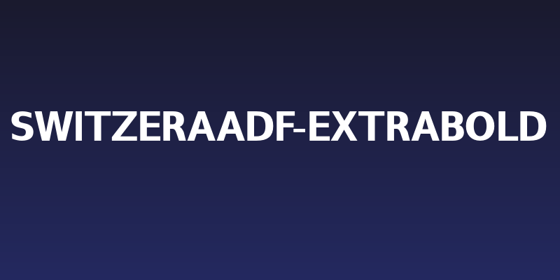 SwitzeraADF-ExtraBold Social Header