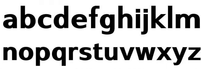 SwitzeraADF-ExtraBold फ़ॉन्ट लोअरकेस