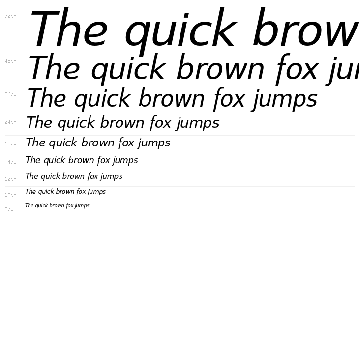 SwitzeraADF-Italic Waterfall