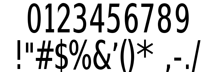 SwitzeraADF-LightCond Font OTHER CHARS