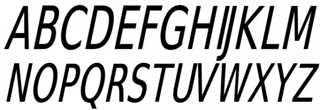 SwitzeraADF-LightCondItalic Polices MAJUSCULES