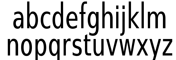 SwitzeraADF-LightCond Font LOWERCASE