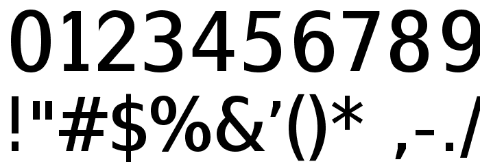 SwitzeraADF-Medium Font OTHER CHARS