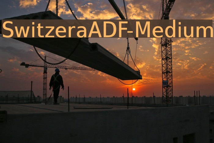 SwitzeraADF-Medium Font examples