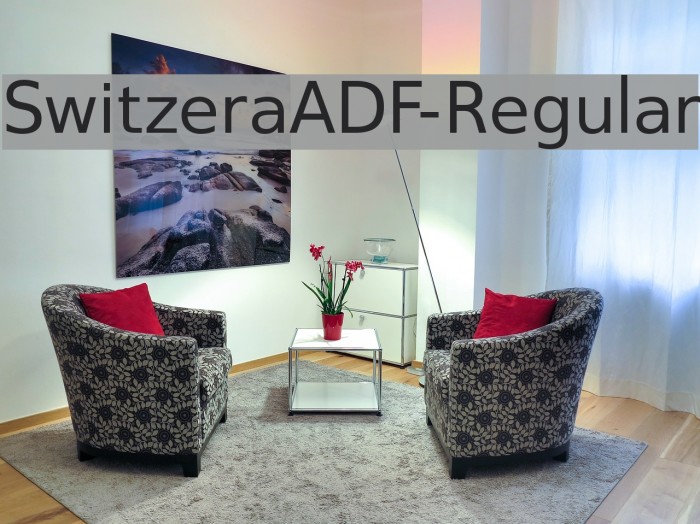SwitzeraADF-Regular Font examples