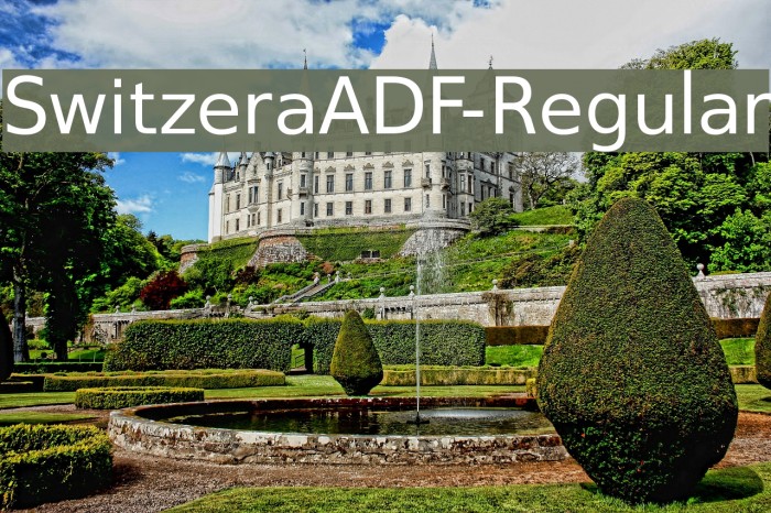 SwitzeraADF-Regular Font examples
