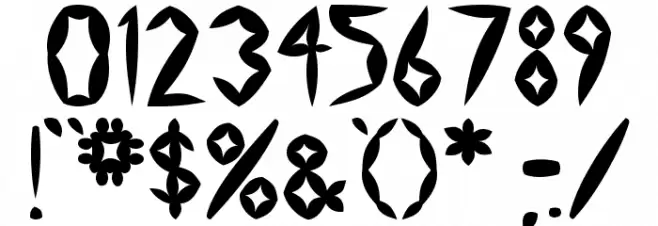 Swollen Caratteri ALTRI CARATTERI