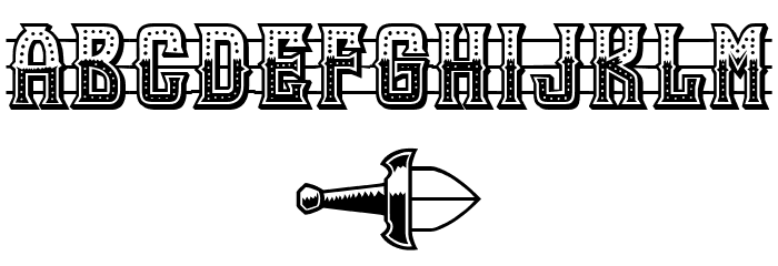 Sword Regular Font OTHER CHARS