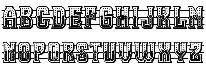 Sword Regular Font LOWERCASE