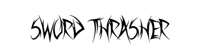 Sword Thrasher  Fuentes Gratis Descargar