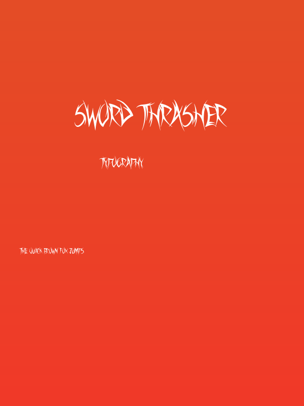 Sword Thrasher Poster