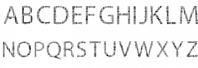 Sword of Circuits-Regular Schriftart Groß