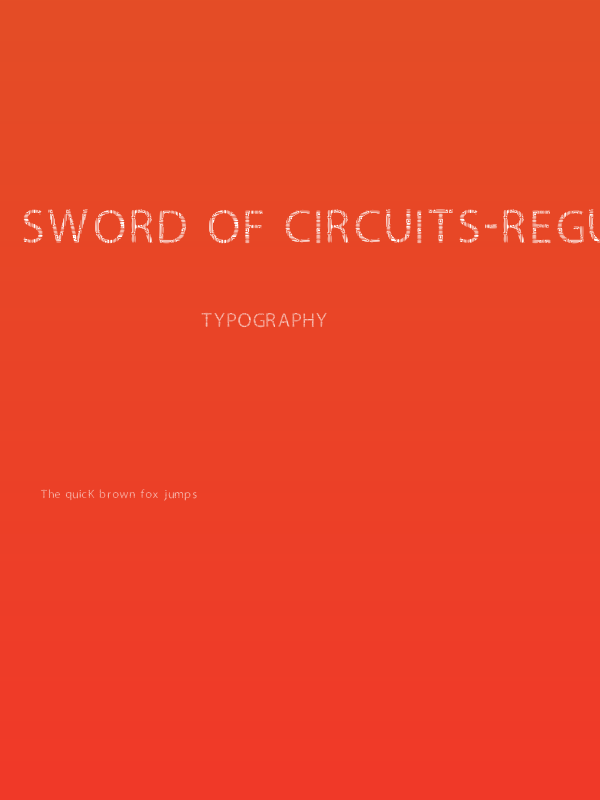 Sword of Circuits-Regular Poster