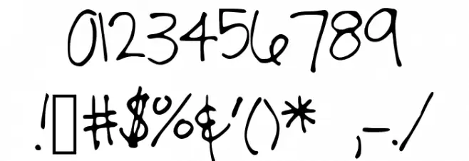 SwordoftheGiant Font OTHER CHARS