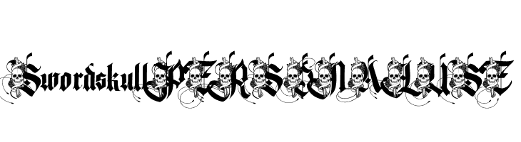 Swordskull PERSONAL USE  لخطوط تنزيل