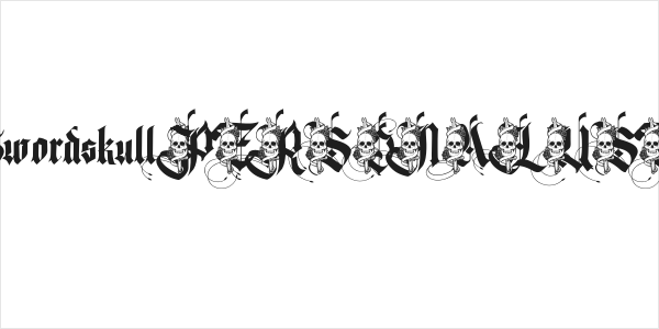 Swordskull PERSONAL USE Logo