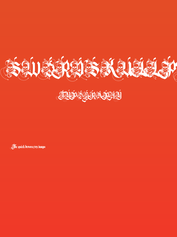 Swordskull PERSONAL USE Poster