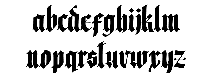 Swordskull PERSONAL USE Font LOWERCASE