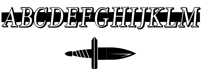 Swordsman Regular Font OTHER CHARS