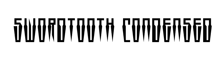 Swordtooth Condensed  les polices de caractères gratuit tlcharger