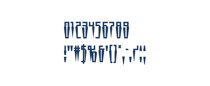 Swordtooth Condensed Other Characters