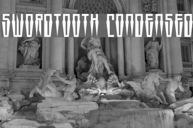 Swordtooth Condensed Font examples