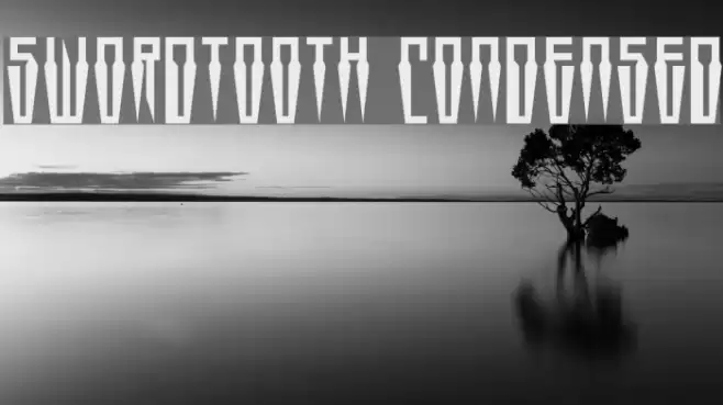 Swordtooth Condensed Font examples