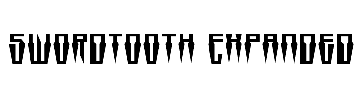 Swordtooth Expanded  Frei Schriftart Herunterladen