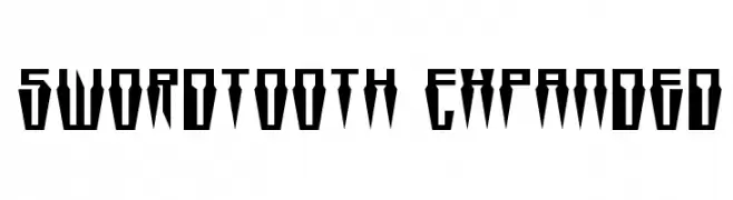 Swordtooth Expanded  Fuentes Gratis Descargar
