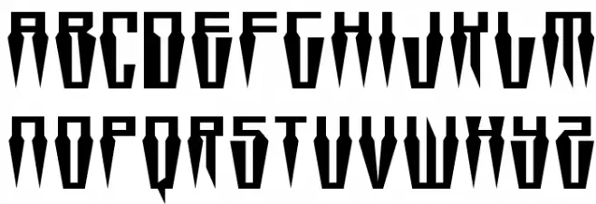 Swordtooth Expanded फ़ॉन्ट लोअरकेस