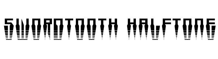 Swordtooth Halftone  Descarca Fonturi Gratis