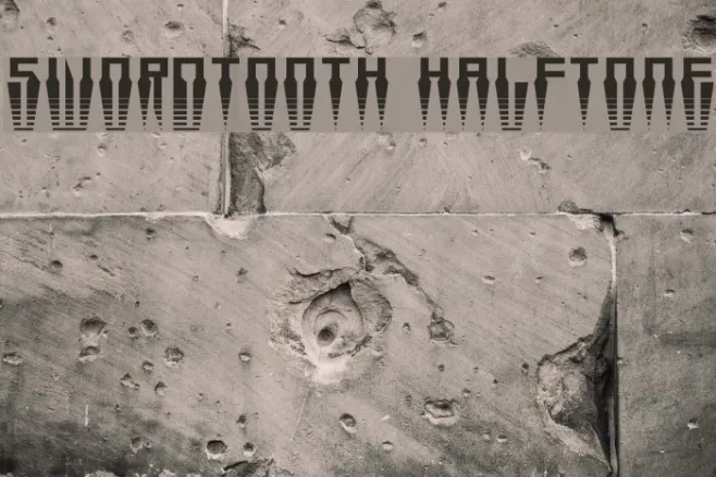 Swordtooth Halftone Example 1
