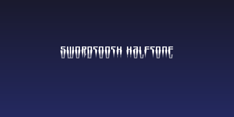 Swordtooth Halftone Social Header