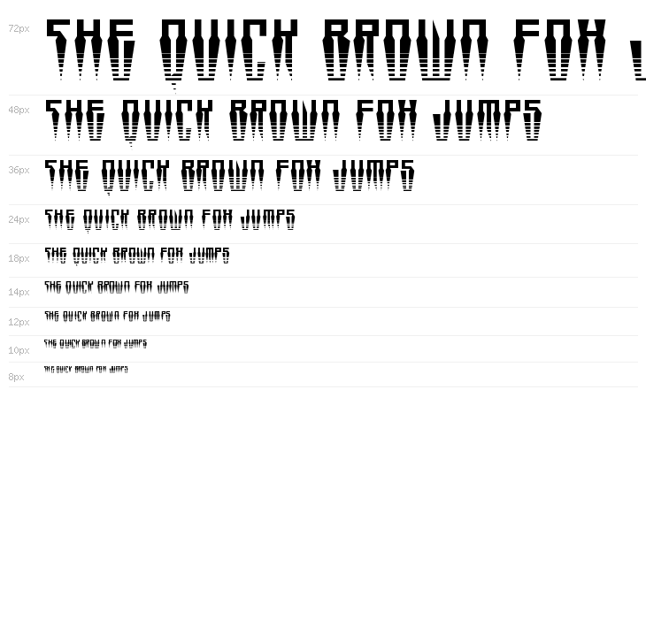 Swordtooth Halftone Waterfall