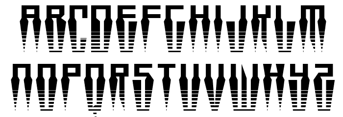 Swordtooth Halftone Font LOWERCASE