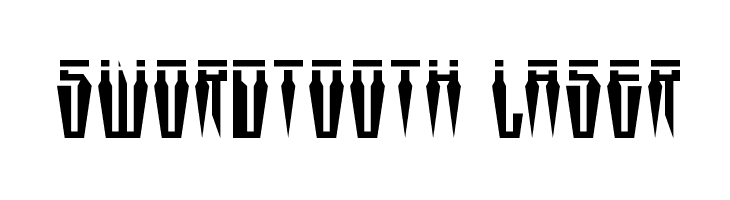 Swordtooth Laser  les polices de caractères gratuit tlcharger