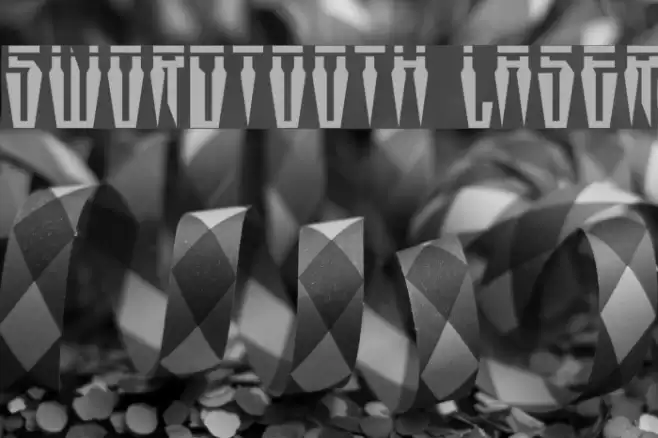 Swordtooth Laser Font examples