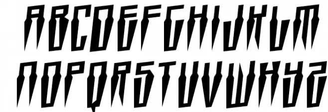 Swordtooth Rotalic Caratteri MINUSCOLO