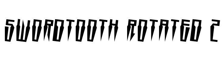 Swordtooth Rotated 2  नि: शुल्क फ़ॉन्ट्स डाउनलोड